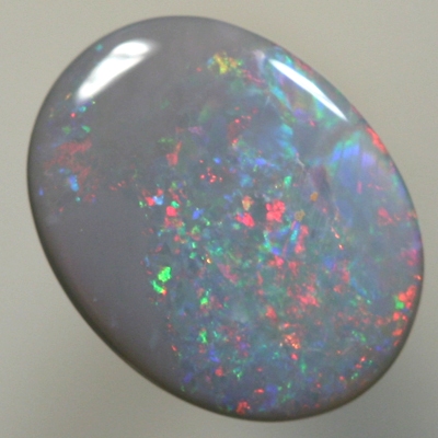 SOLID SEMI BLACK OPAL Red plays over blue